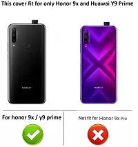 Classy Dual Protection Rubber Back Cover For Honor 9XStkl22-thumb2