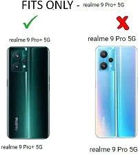 Coverblack Flexible Rubber Back Cover For Realme 9 Pro+ 5GTransparent-thumb3