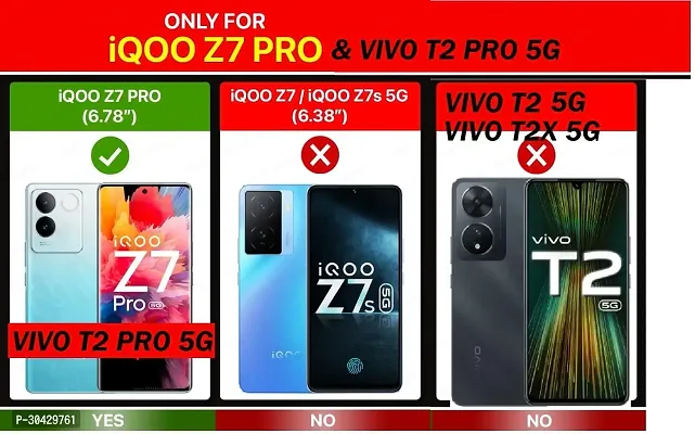 Modern Hybrid Tpu Silicon Back Cover For Iqoo Z7Pro , Vivo T2_Pro 5G  Totu-thumb4