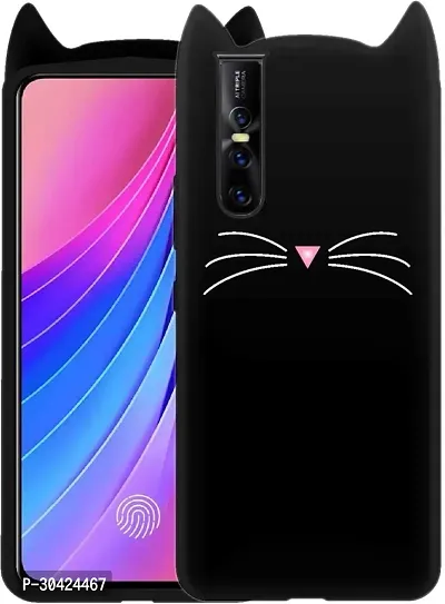 Modern Silicon Back Cover For Vivo V15 ProDark Black-thumb3