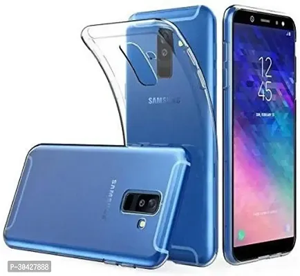 Modern Flexible Rubber Back Cover For Samsung Galaxy J8-thumb0