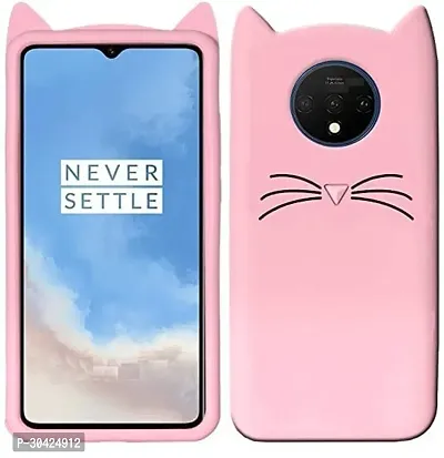 Modern Flexible Silicon Back Cover For Oneplus 7THd1901Light Pink-thumb2