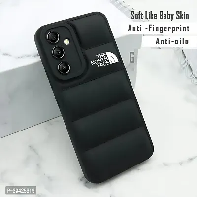 Coverblack Matte Soft Case | Liquid Silicon Puff Case Back Cover For Samsung A35 5G Sma356ElbBlack-thumb5