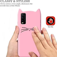 Coverblack Grip Case Silicon Back Cover For Realme 8 5GBaby Pink-thumb2