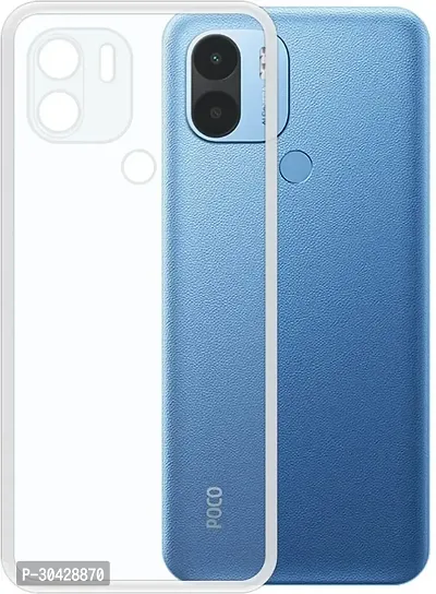 Modern Flexible Rubber Back Cover For Redmi A1+ Mi-thumb0