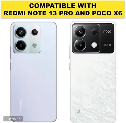 Classy Flexible Rubber Back Cover For Poco X6 5G-thumb3