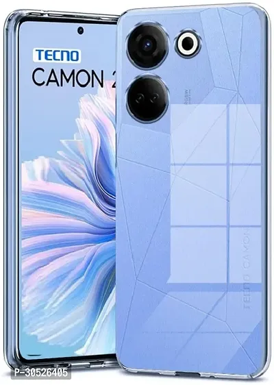 Classy Dual Protection Rubber Back Cover For Tecno Camon20 Predawn-thumb0