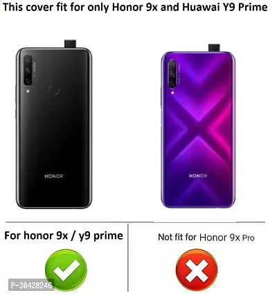 Modern Flexible Rubber Back Cover For Honor 9X-thumb3