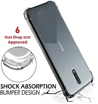 Coverblack Dual Protection Rubber Back Cover For Nokia 2.3Ta1209Transparent Totu-thumb2