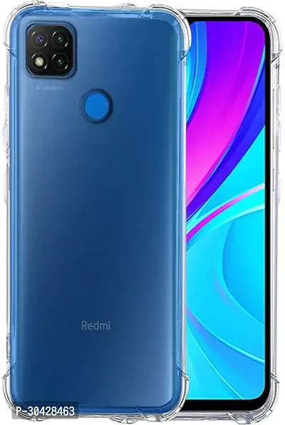 Modern Flexible Rubber Back Cover For Redmi 9C-thumb0