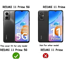 Modern Dual Protection Rubber Back Cover For Redmi 11 Prime 5G-thumb3