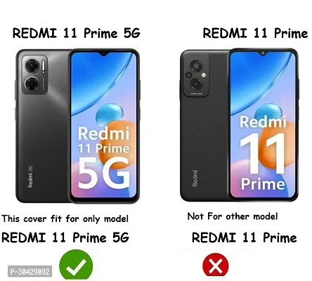 Modern Dual Protection Rubber Back Cover For Redmi 11 Prime 5G-thumb4