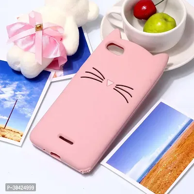 Modern Flexible Silicon Back Cover For Redmi 6ALight Pink-thumb5