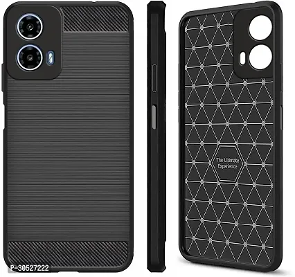 Classy Dual Protection Rubber Back Cover For Motorola G24 Power-thumb0