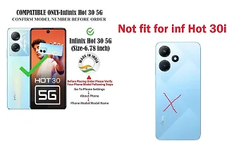 Classy Dual Protection Rubber Back Cover For Infinix Hot 30 5G-thumb3