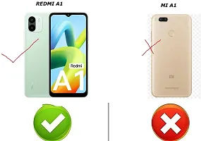 Classy Shock Proof Silicon Back Cover For Redmi A1 2022-thumb3