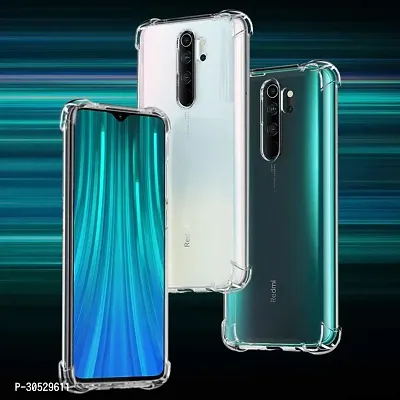 Coverblack Grip Case Rubber Back Cover For Mi Redmi Note 8 ProTransparent Totu-thumb2