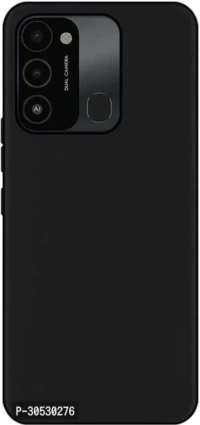 Coverblack Grip Case Rubber Back Cover For Tecno Kg5K ,Spark 8CBlack-thumb0