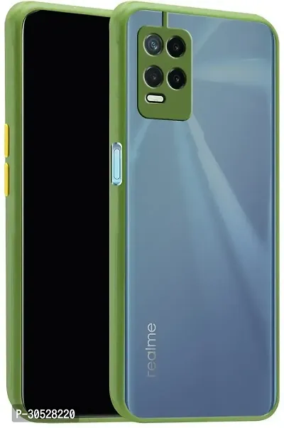 Coverblack Rugged Armor Polycarbonate Back Cover For Realme Rmx3081 ,Realme 8ProGuava Green-thumb2