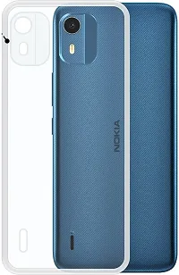 Classy Flexible Rubber Back Cover For Nokia C12-thumb1