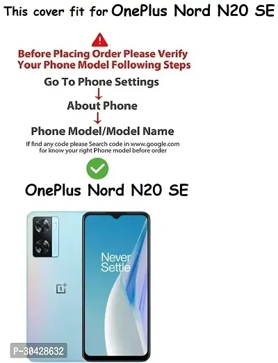 Modern Flexible Rubber Back Cover For Oneplus Nord N20 Se-thumb4