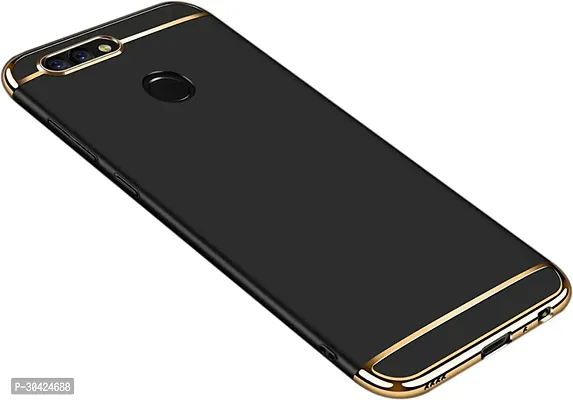 Modern Plastic Back Cover For Realme 2Black-thumb0