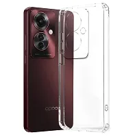 Modern Soft Rubber Silicone Clear Back Cover For Oppo F25 Pro 5G-thumb1