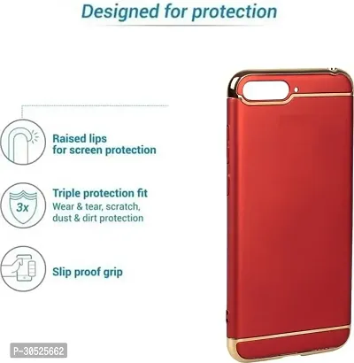 Coverblack Dual Protection Plastic Back Cover For Realme Rmx1945Realme C2Red-thumb5