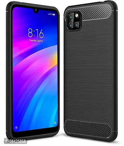 Coverblack Dual Protection Rubber Back Cover For Infinix Smart 6 HdBlack