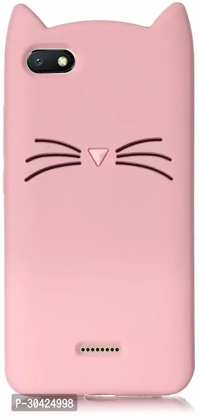 Modern Dual Protection Rubber Back Cover For Mi Redmi 6ABaby Pink-thumb2