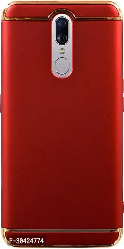 Modern Grip Case Plastic Back Cover For Oppo Cph1911Oppo F11Red-thumb0