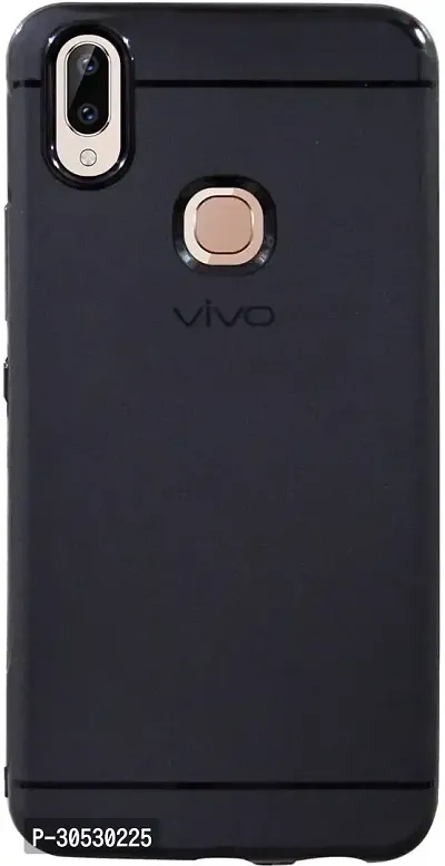 Coverblack Shock Proof Rubber Back Cover For Vivo V111806,Pd1813F_ExBlack-thumb0