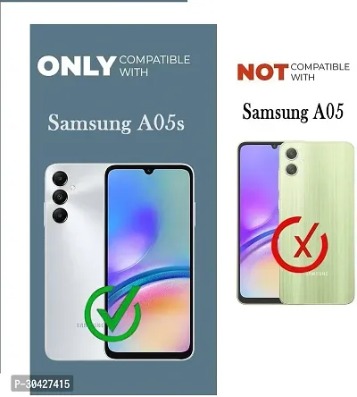 Coverblack Matte Finish Silicon Back Cover For Samsung A05SSma057FTransparent Totu-thumb4