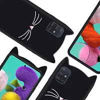 Modern Dual Protection Rubber Back Cover For Samsung Galaxy M31SDark Black-thumb4