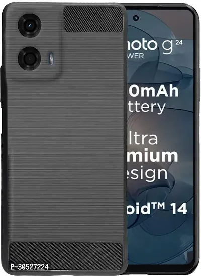 Classy Hybrid Tpu Silicon Back Cover For Motorola Moto G24 PowerGravity-thumb5