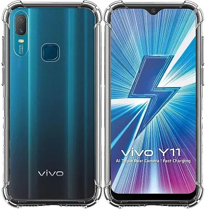 OO LALA JI - Transparent Back Cover for VIVO Y19 / VIVO U20