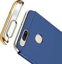 Modern Grip Case Plastic Back Cover For Samsung Galaxy A7 2018Navy Blue-thumb2