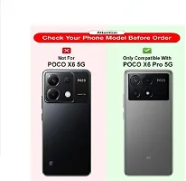 Modern Dual Protection Rubber Back Cover For Poco X6 Pro 5G-thumb2