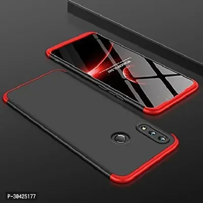 Coverblack Dual Protection Plastic Back Cover For Realme 3I Rmx1827Black,Red-thumb4