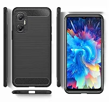 Coverblack Cases With Holder Rubber Back Cover For Infinix X666 , Hot 20 5GBlack-thumb1