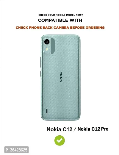 Modern Flexible Rubber Back Cover For Nokia C12 Pro-thumb4