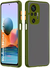 Coverblack Camera Bump Protector Polycarbonate Back Cover For Redmi Note 10 Pro MaxParrot Green-thumb1