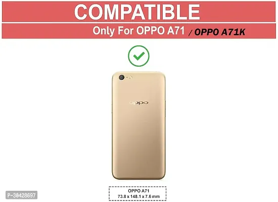 Modern Flexible Rubber Back Cover For Oppo A71-thumb4