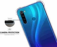 Coverblack Dual Protection Rubber Back Cover For Mi Redmi Note 8Transparent Totu-thumb2