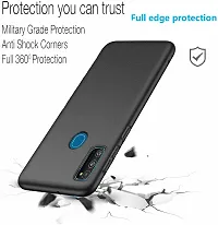 Modern Flexible Rubber Back Cover For Itel Vision 1ProL6502Black-thumb2