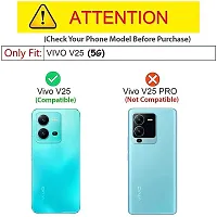 Modern Dual Protection Rubber Back Cover For Vivo V2202 , V25 5G  Totu-thumb3