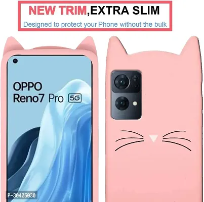 Modern Dual Protection Rubber Back Cover For Oppo Reno 7 Pro 5GBaby Pink-thumb4