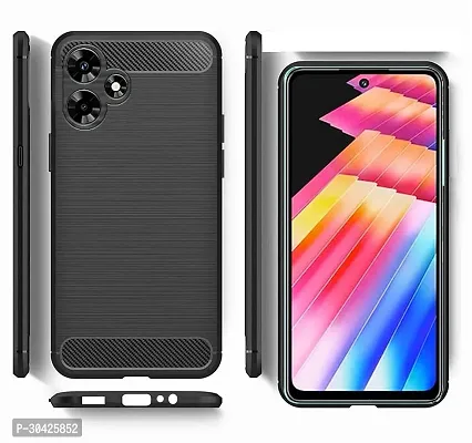 Coverblack Magnetic Case Rubber Back Cover For Infinix X669C , Hot_30IBlack-thumb0