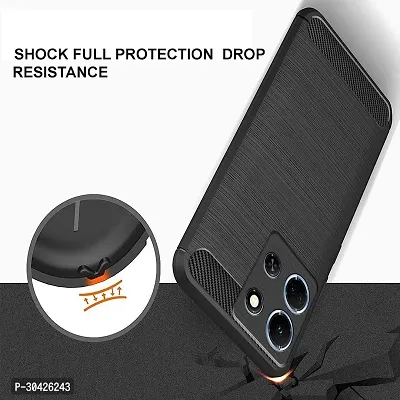 Coverblack Flexible Rubber Back Cover For Poco M5Black-thumb5