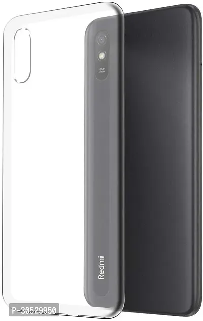 Coverblack Camera Bump Protector Rubber Back Cover For Redmi 9A SportTransparent-thumb3